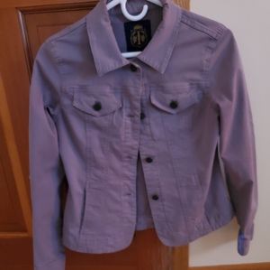 Talbots Fitted cotton stretch jacket/blazer Sz 6